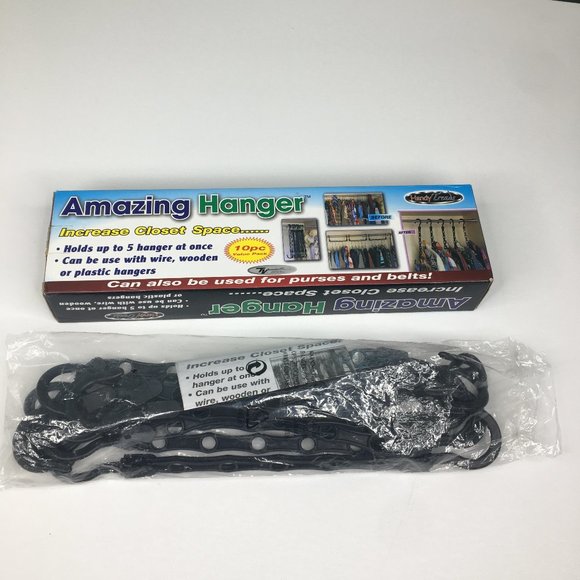 Closet Hangers Increase Space Clothes Organizer Storage Purses Belts - Picture 6 of 16